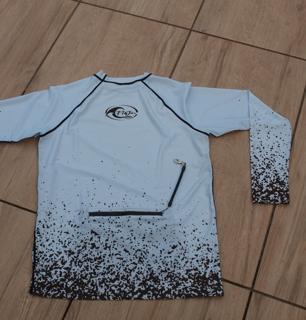 FLOJU - Wassersport-Shirt mit wasserdichter Tasche für SUP, Kite, Surf Sport